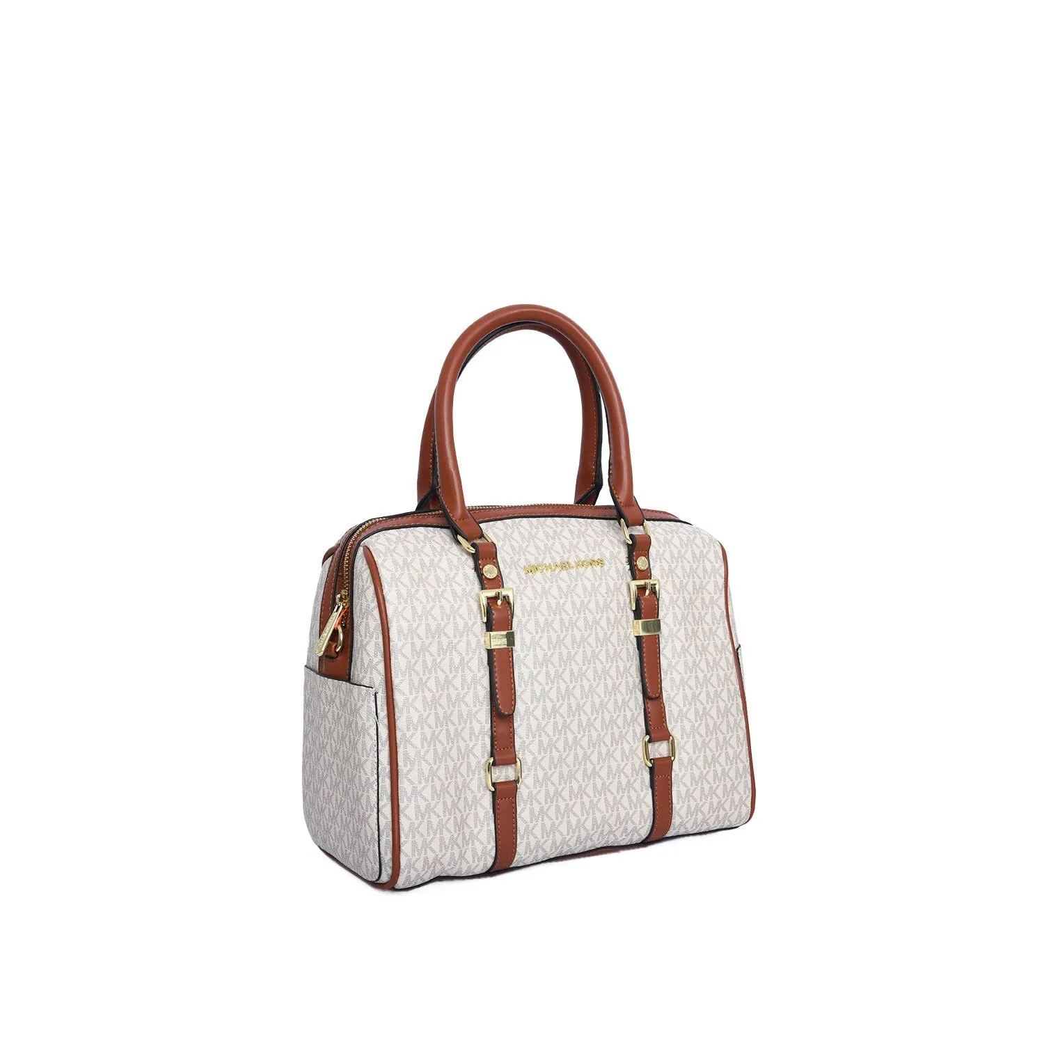 Stylish Beige and Brown Handbag | A845