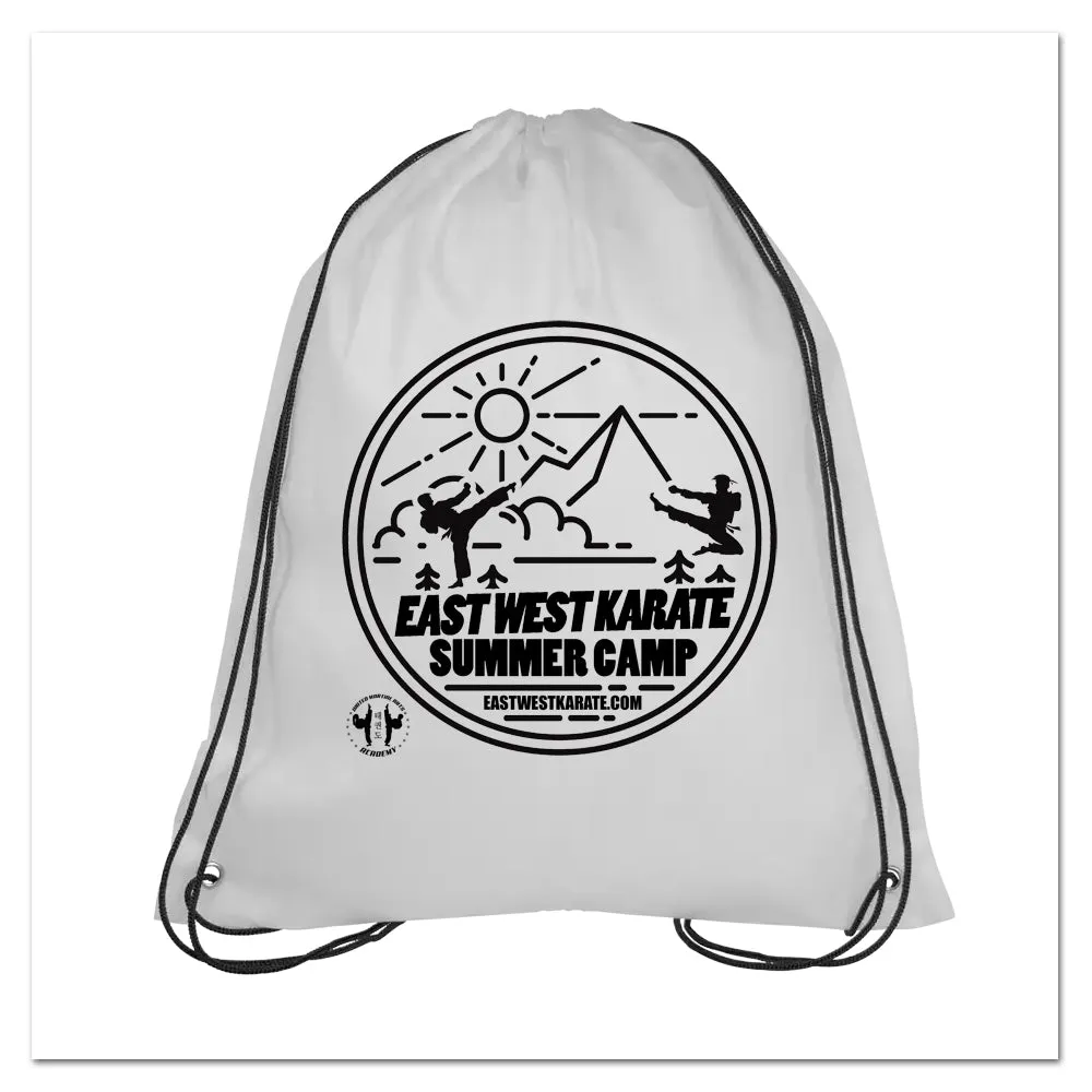 Summer Camp Drawstring Nylon Bags