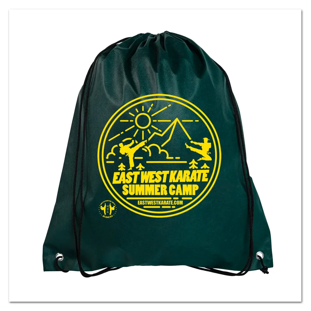 Summer Camp Drawstring Nylon Bags