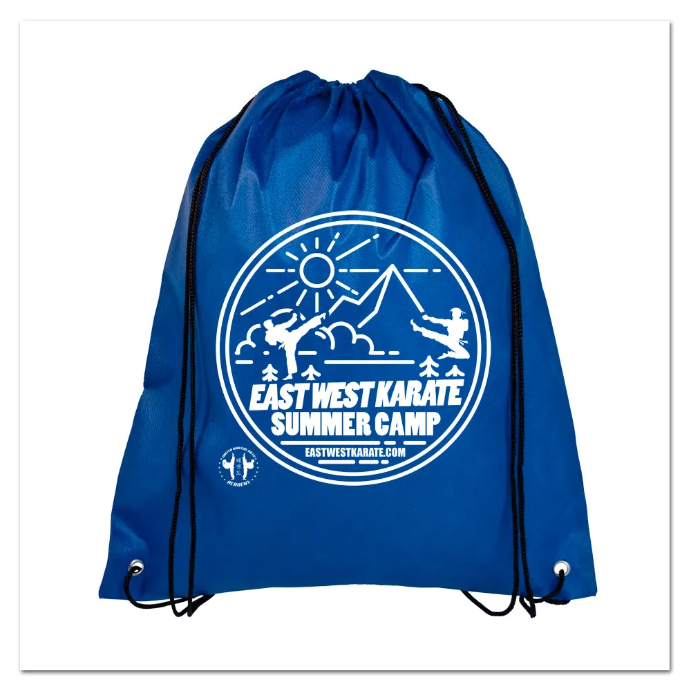 Summer Camp Drawstring Nylon Bags