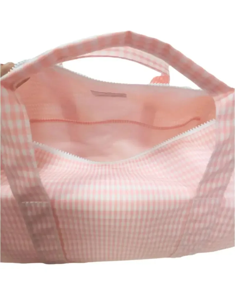 TRVL GINGHAM TAFFY WEEKENDER