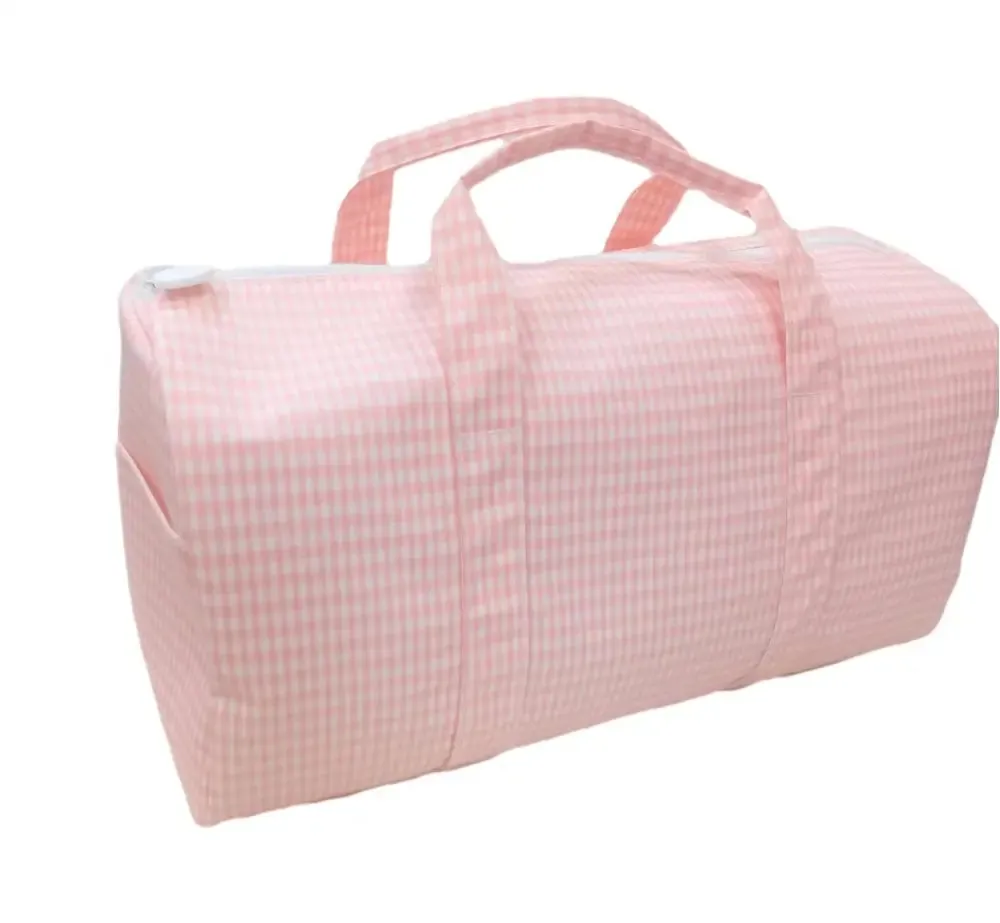 TRVL GINGHAM TAFFY WEEKENDER