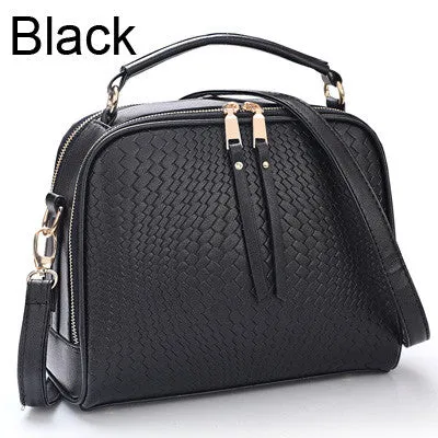 Two Zipper Women Crossbody Bags For Women Small Handbags Leather Famous Brand Fashion Women Messenger Shoulder Bag Wholesale 505