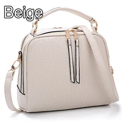 Two Zipper Women Crossbody Bags For Women Small Handbags Leather Famous Brand Fashion Women Messenger Shoulder Bag Wholesale 505