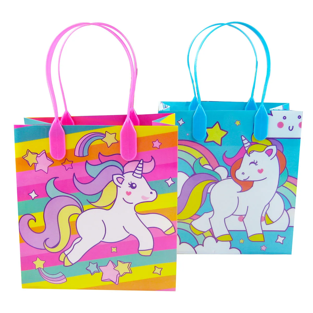 Unicorn Party Favor Bags Treat Bags - Set of 6 or 12