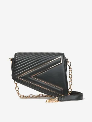 Valentino Girls Belville Crossbody Bag in Black ((43.9cm)