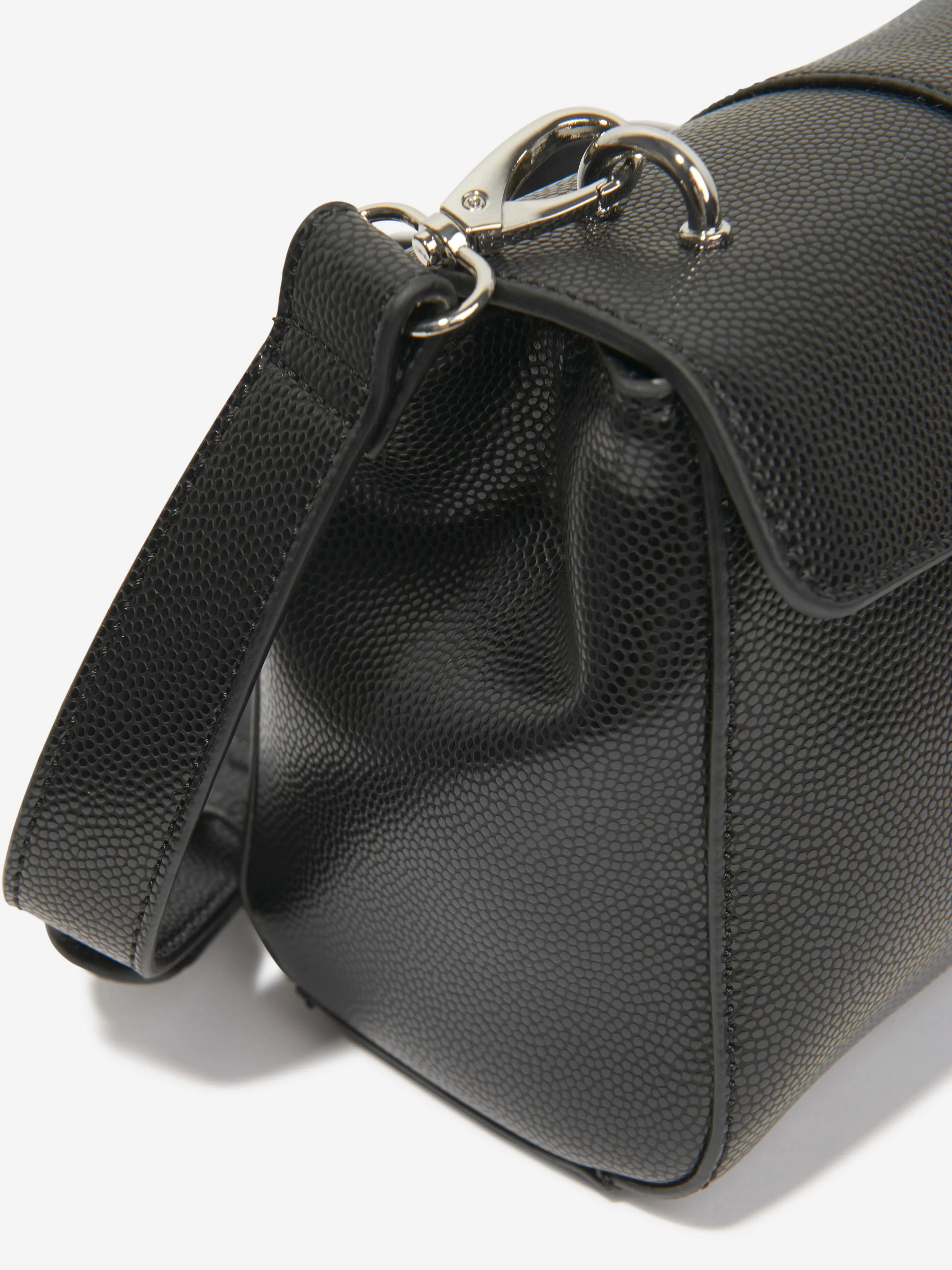 Valentino Girls Divina Flap Bag in Black (W: 9cm)