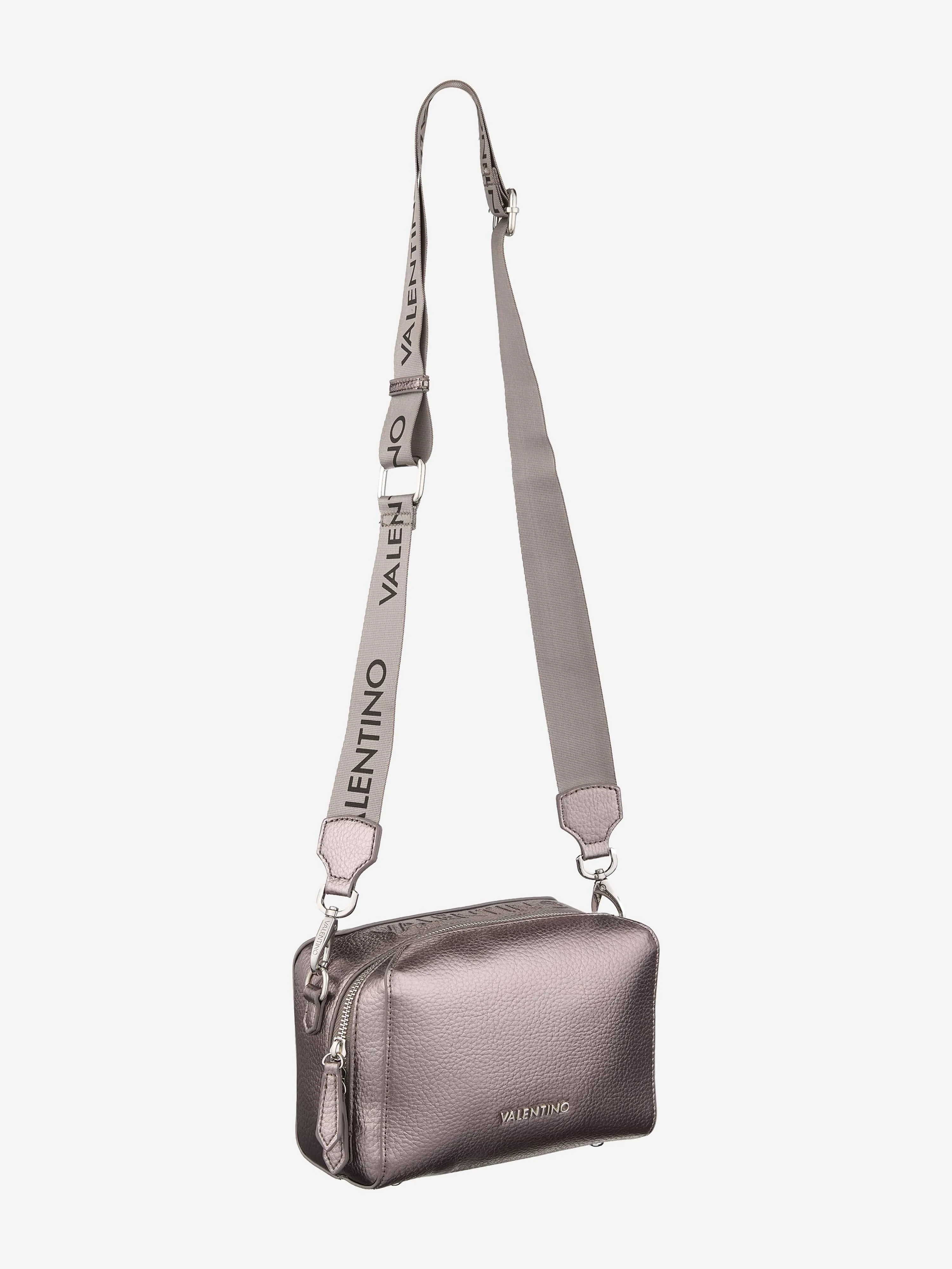 Valentino Girls Pattie Crossbody Bag in Silver (19.5cm)