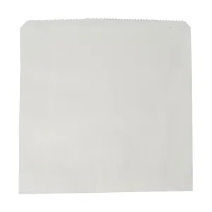 Vegware Paper White Kraft Flat Bag 7"x7" (Case of 1000)